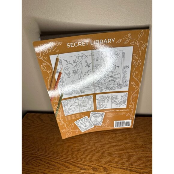 Journey to the Secret Library adult Coloring Book New - Picture 2 of 2